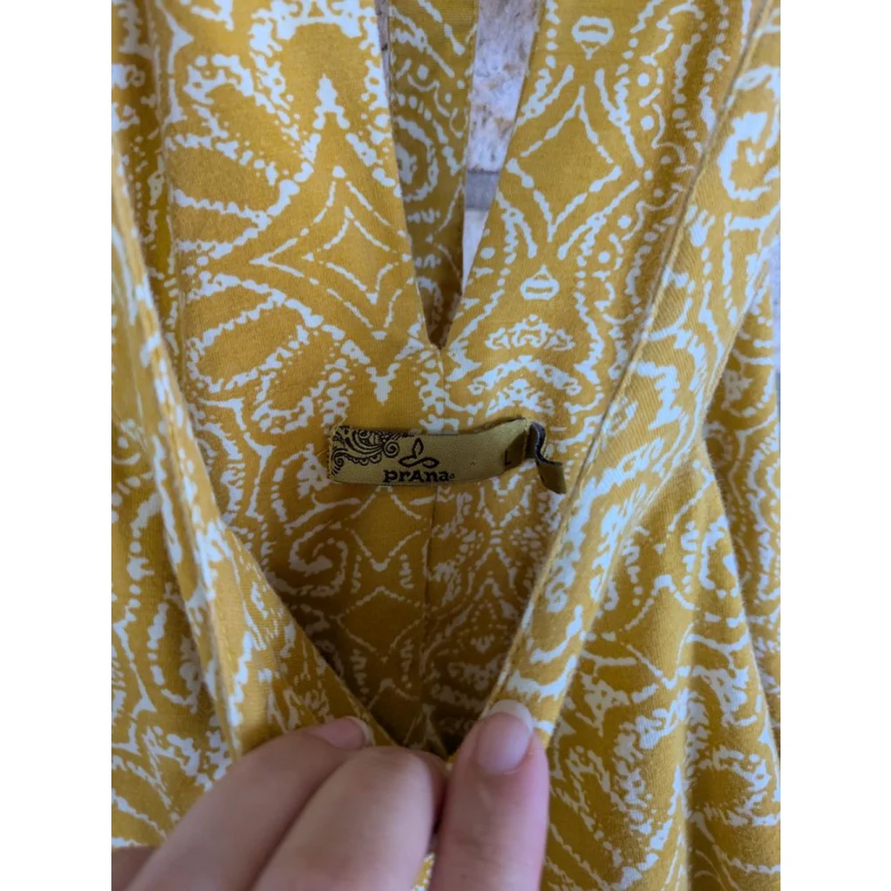 Women's Prana Dress Size Unspecified Yellow - Picture 3 of 4
